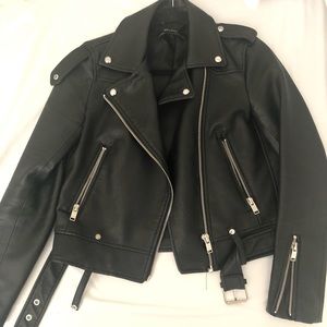 Zara leather jacket